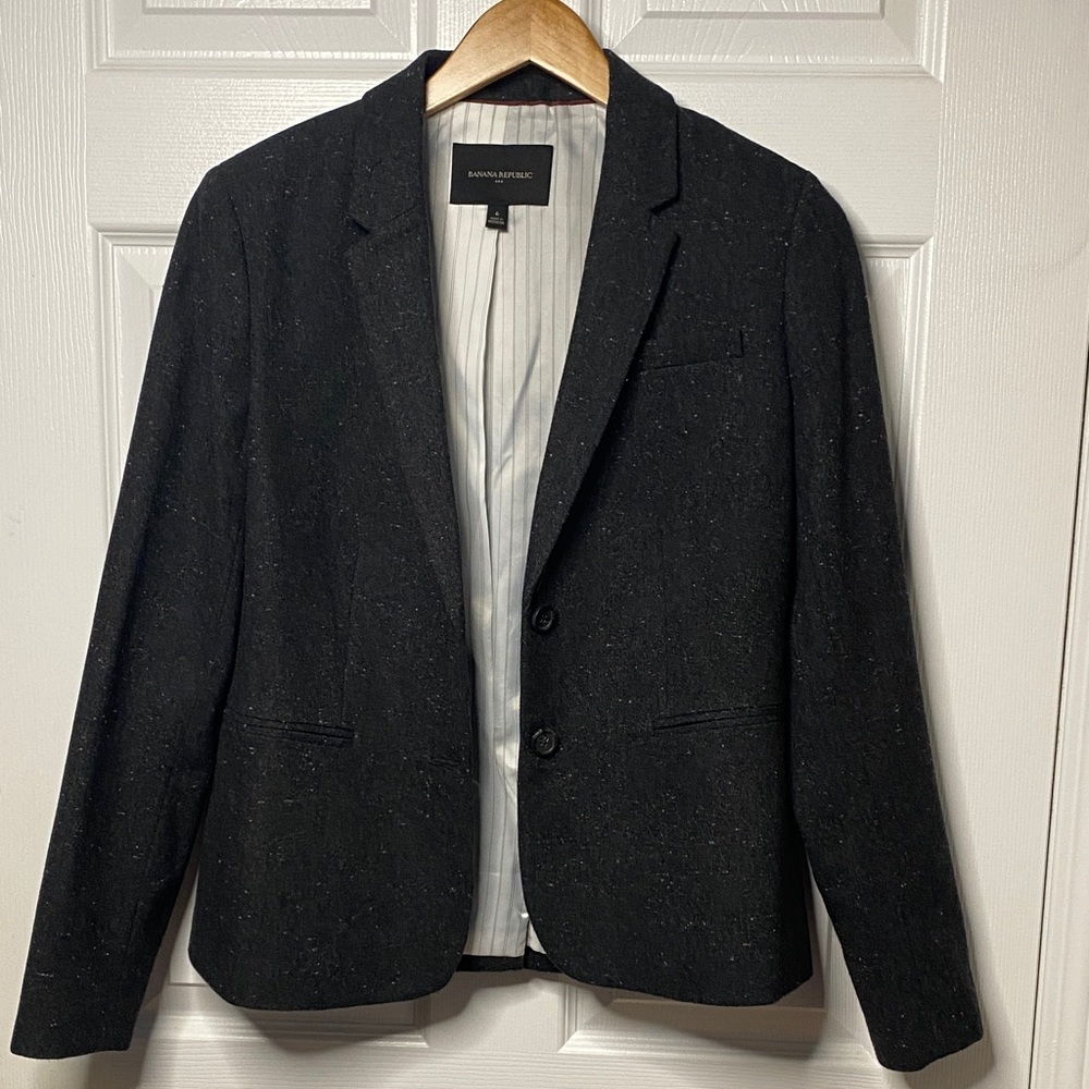 Banana Republic Charcoal Blazer